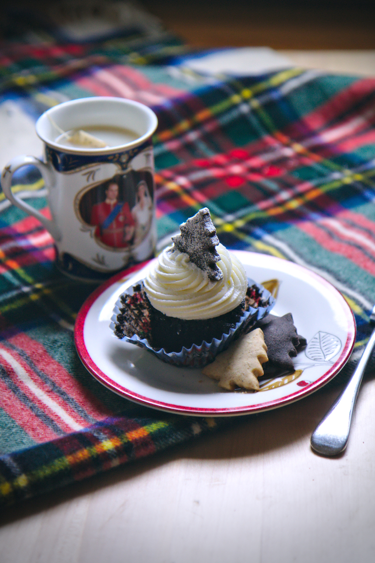 Chocolate and Peppermint Cupcakes | La Pêche Fraîche