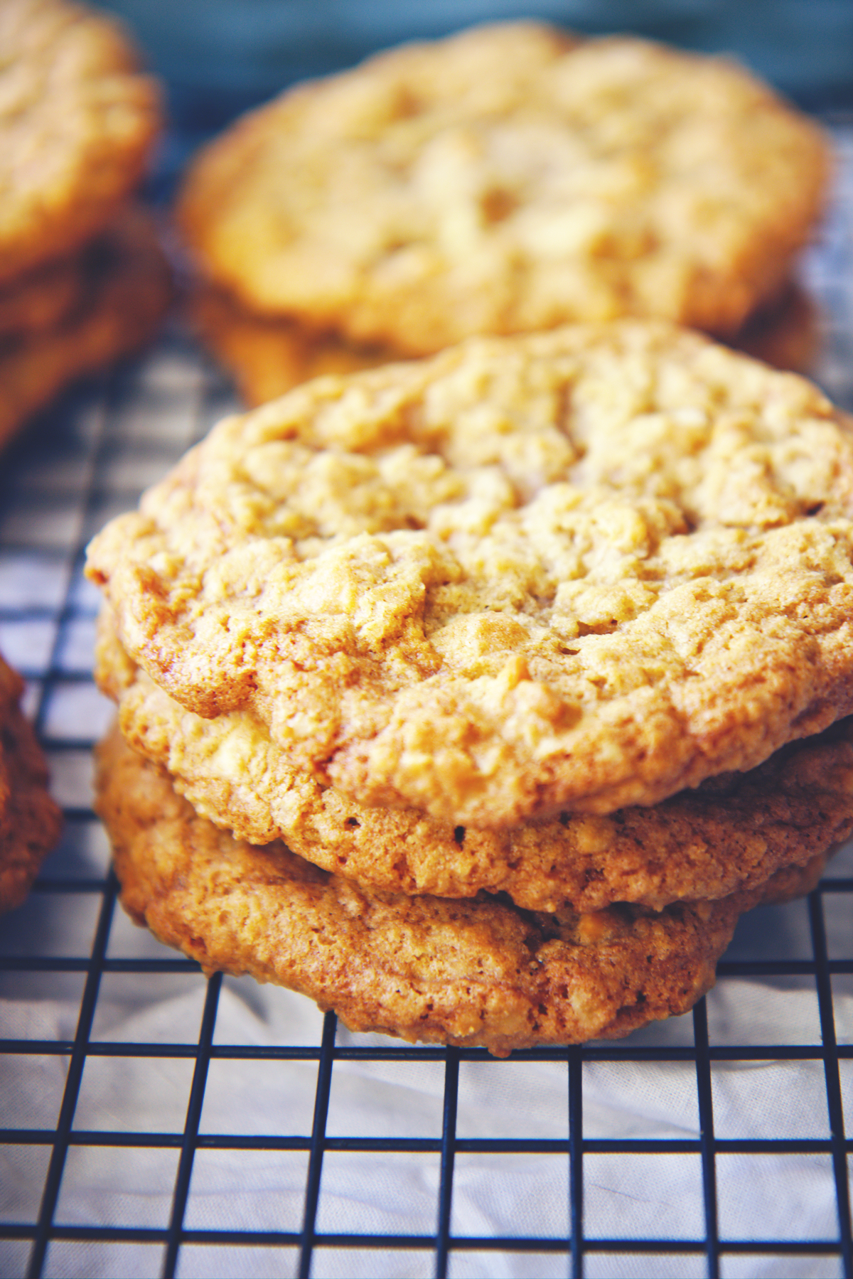 Chewy Oatmeal Butterscotch Cookies | La Pêche Fraîche