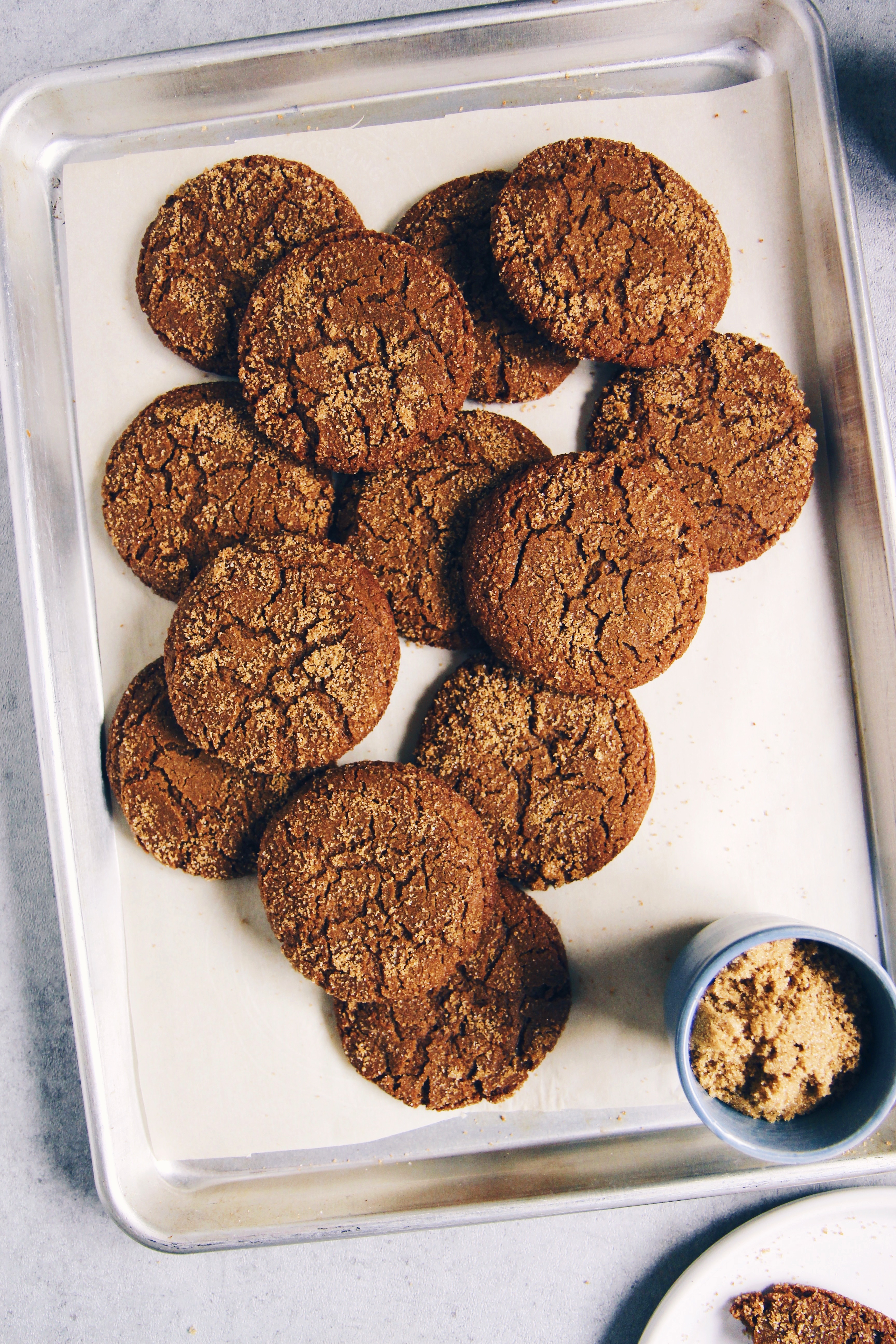 Brown Butter Molasses Cookies | La Pêche Fraîche